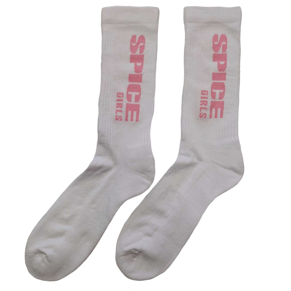 Spice Girls - Logo Chaussettes - EU 40-45 - Blanc